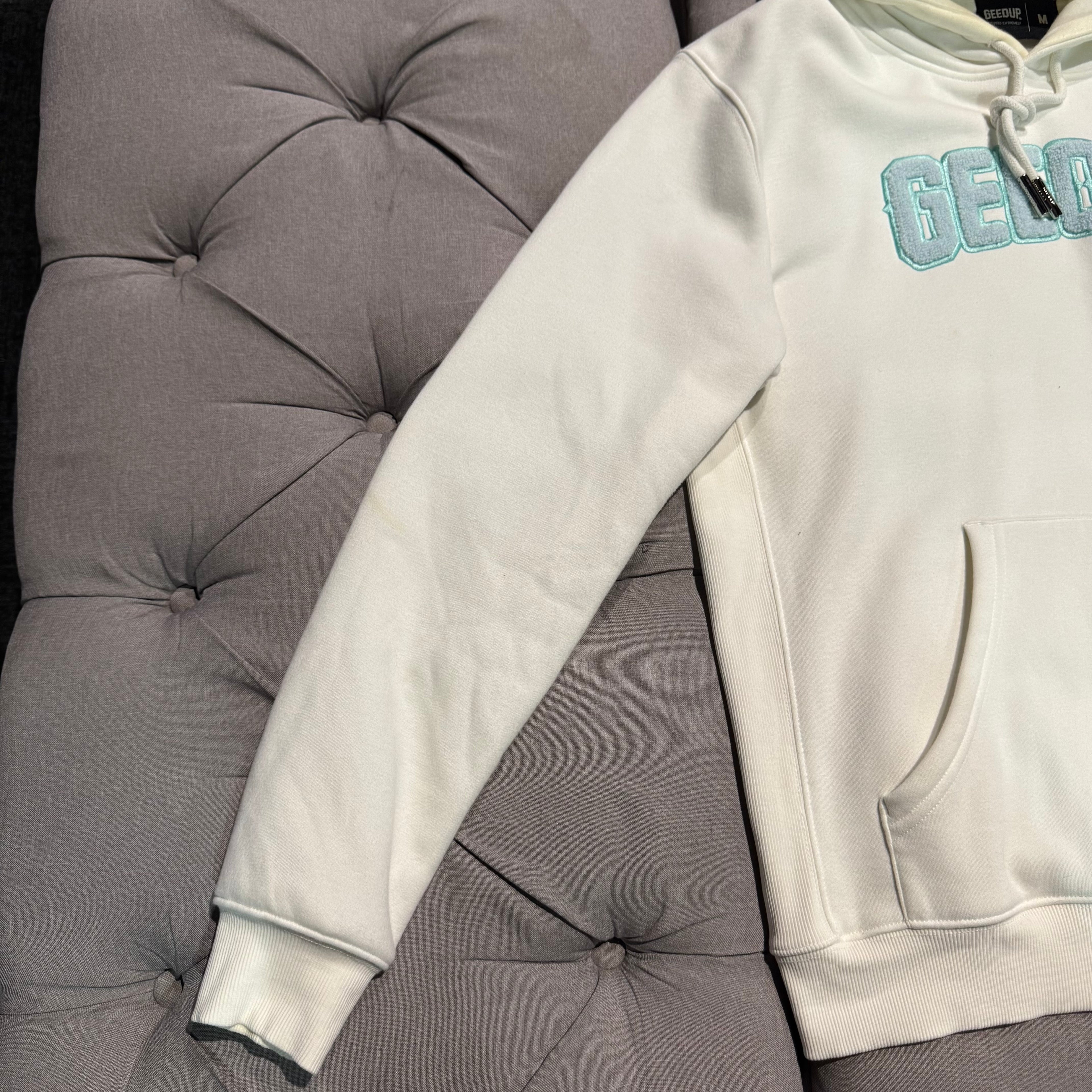 Geedup Play For Keeps Hoodie 'Bone Teal' (Second hand)