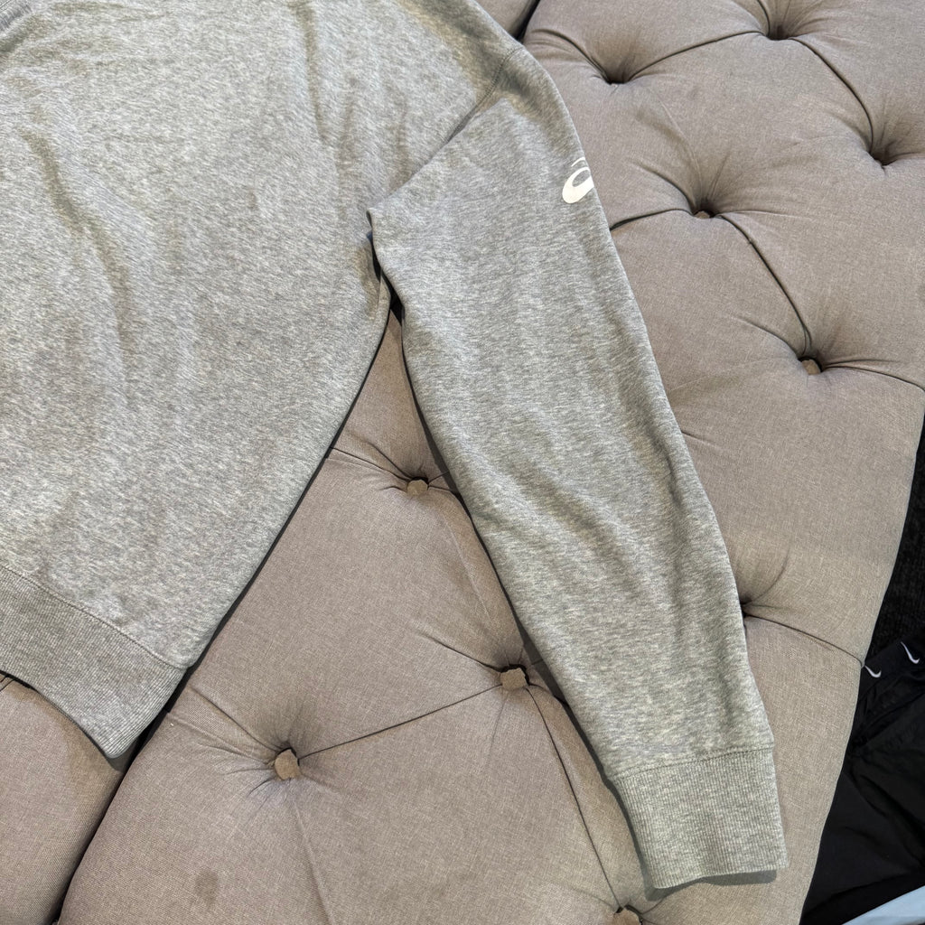 Asics Front Logo Hoodie 'Grey White' (Second hand)