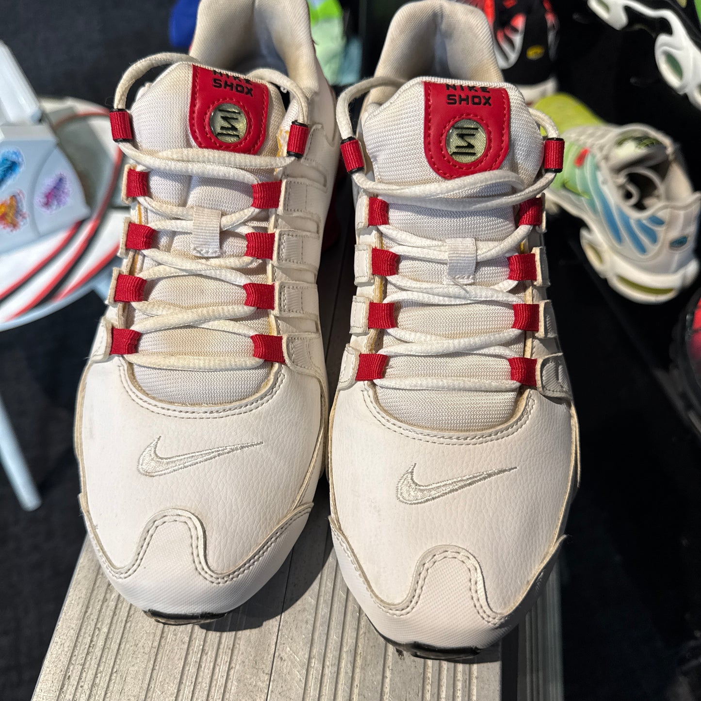 Nike Shox NZ 'White University Red' (Second hand)
