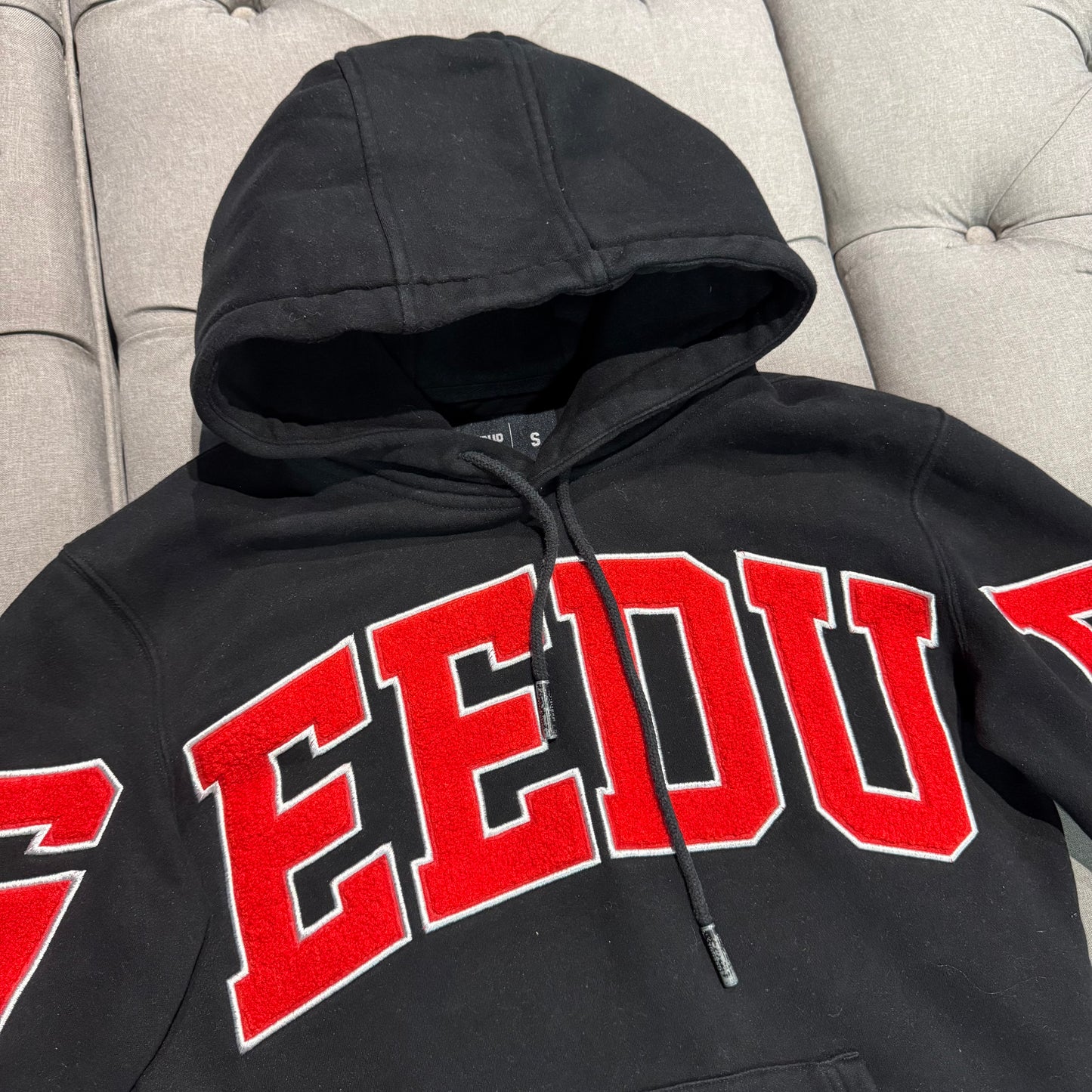 Geedup Team Logo Hoodie 'Black Red' (Second hand)