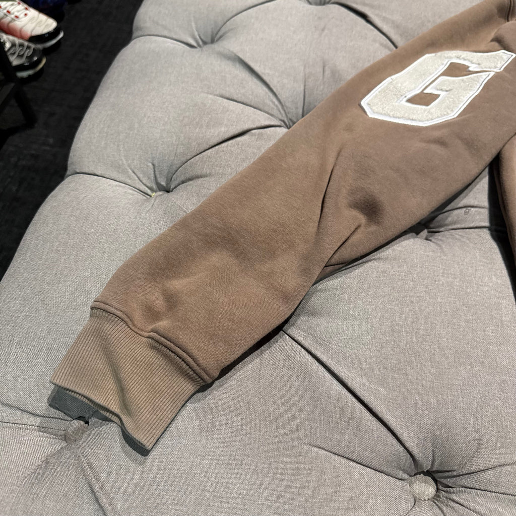 Geedup Team Logo Hoodie 'Brown Cream' (Second hand)