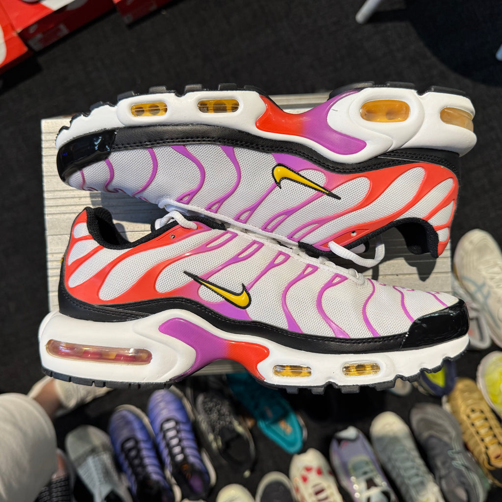 Nike Air Max Plus TN 'White Citron Pulse Black' (Brand New)