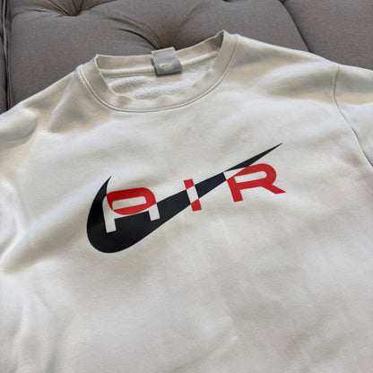 Nike Air Crewneck 'White Red Black' (Second hand)