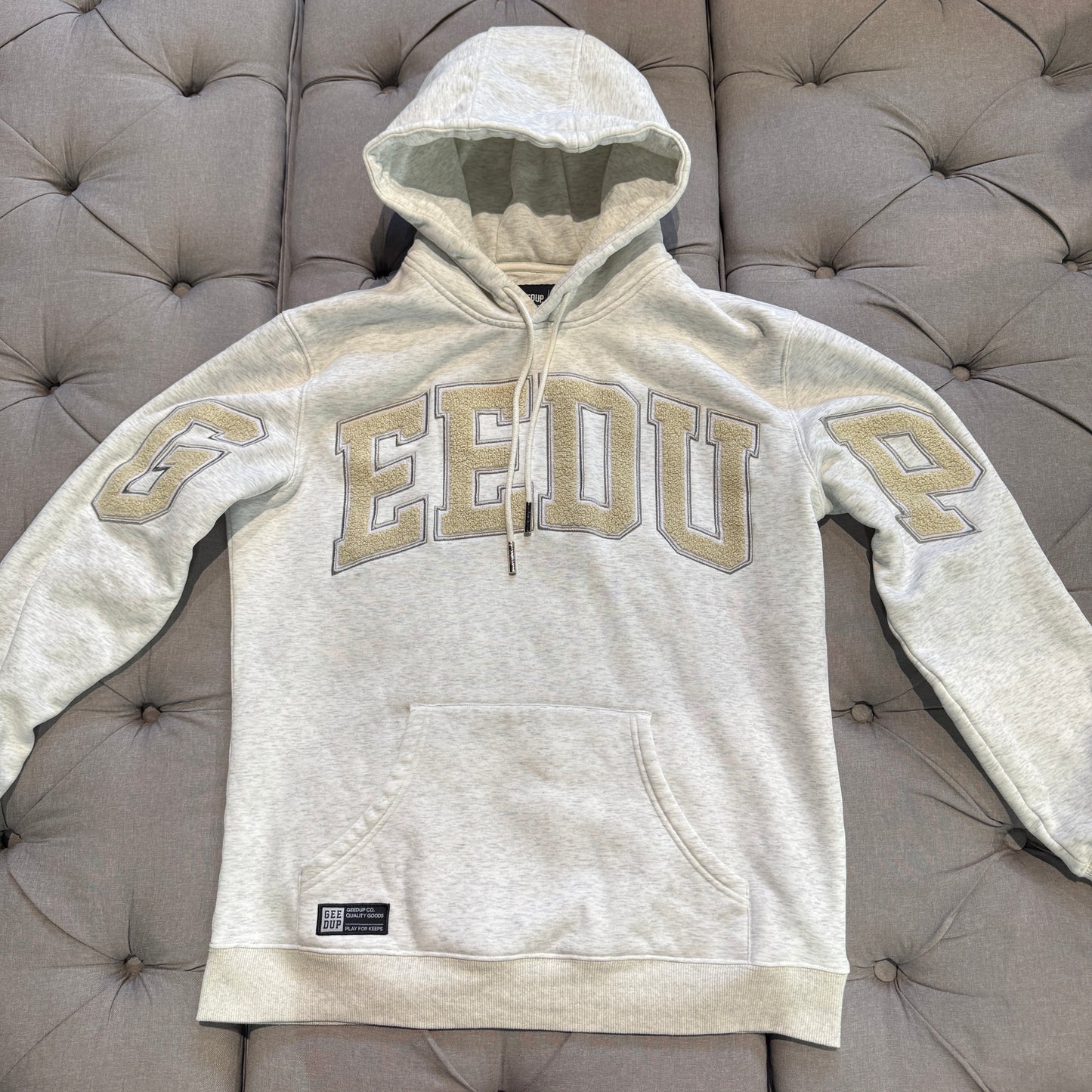 Geedup Team Logo Hoodie 'Wheat' (Second hand)