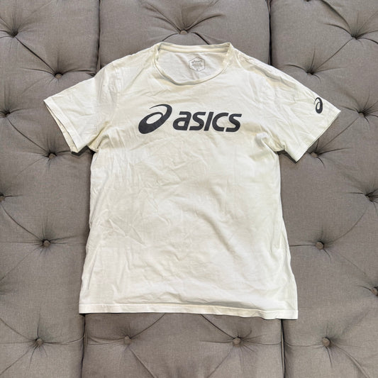 Asics T-shirt 'White Black' (Second hand)