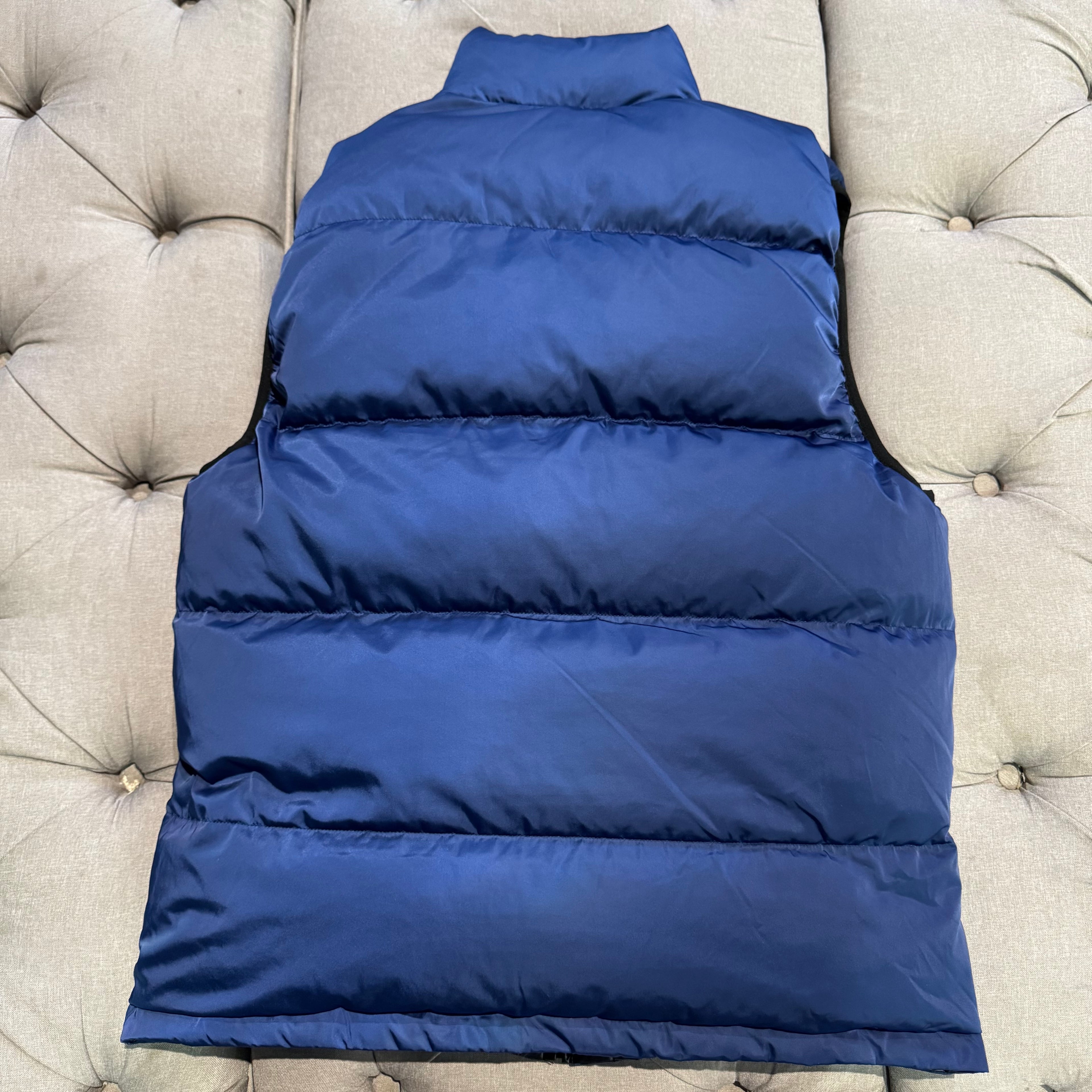 Geedup Reversible GDUP PFK Puffer Vest 'Blue Black' (Second hand)
