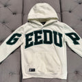 Geedup Team Logo Hoodie 'White Green' (Second hand)