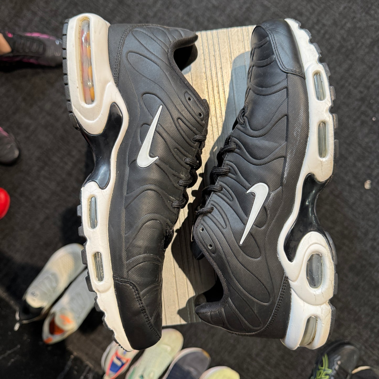 Nike Air Max Plus 'TN' VT 'Black White Leather' (2016) (Second Hand)