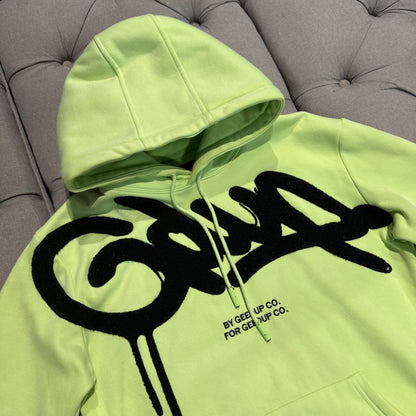 Geedup Handstyle Hoodie 'Pastel Black' (Second hand)