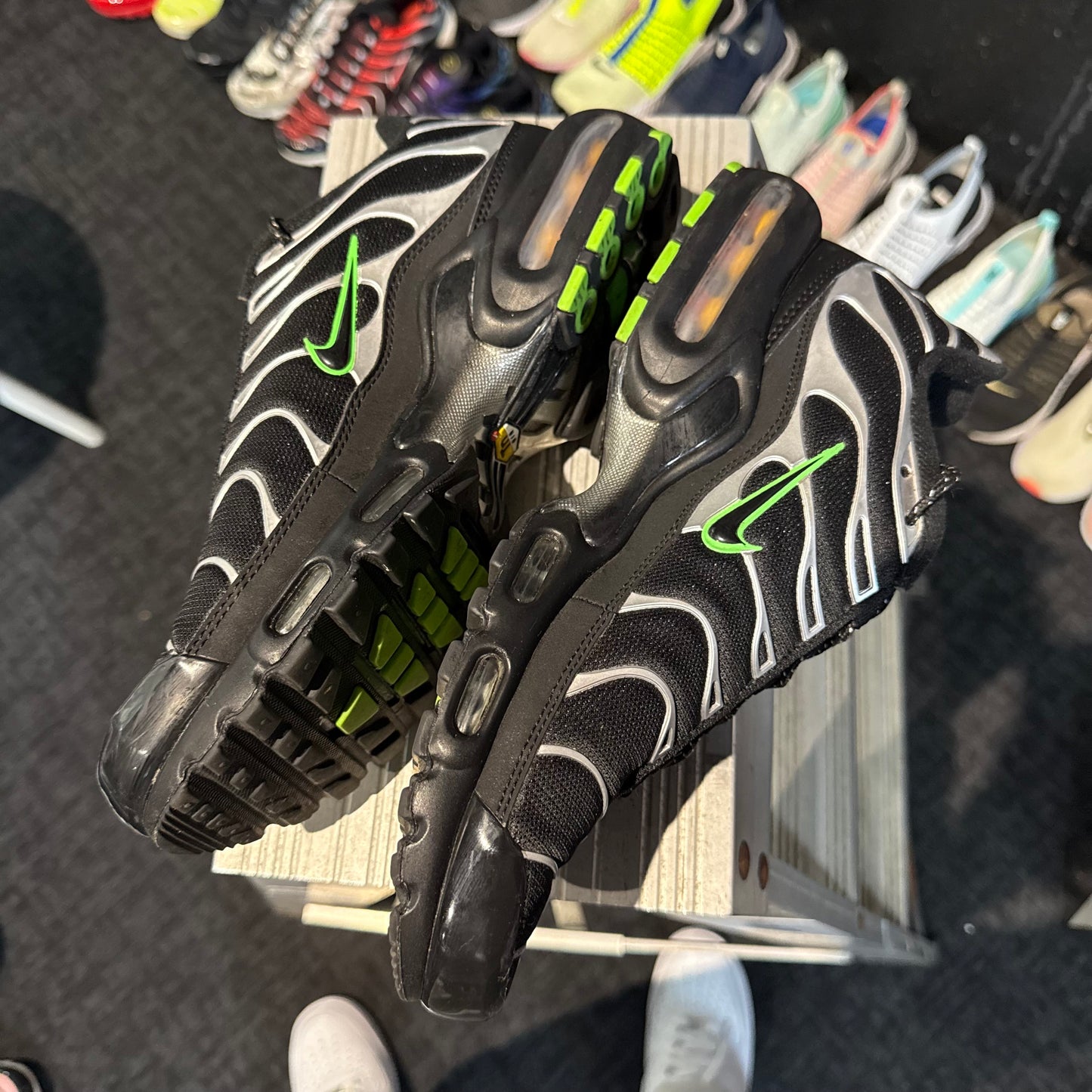Nike Air Max Plus TN 'Black Silver Green Strike' (Second hand)