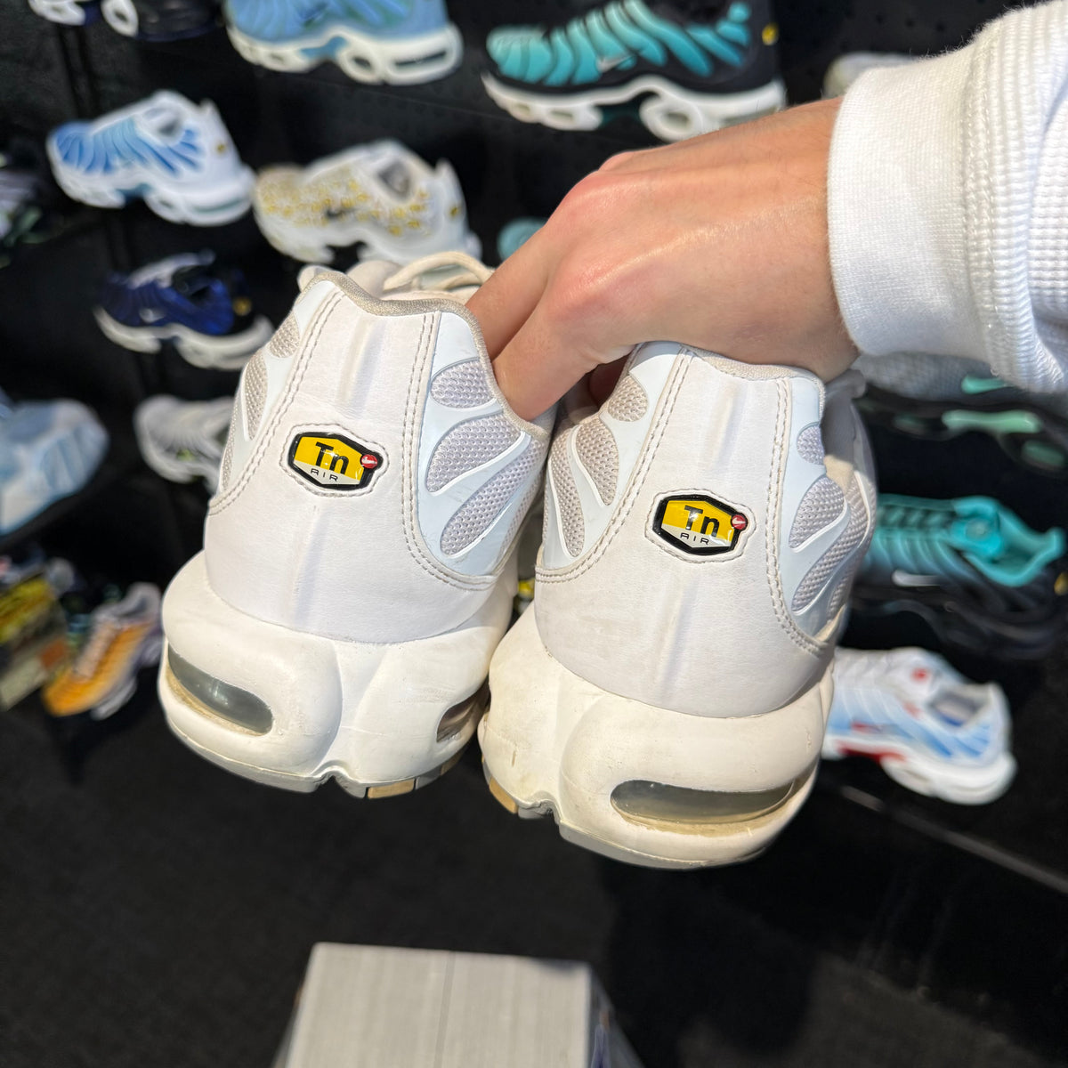 Nike Air Max Plus TN 'Triple White Casper' (Second hand)
