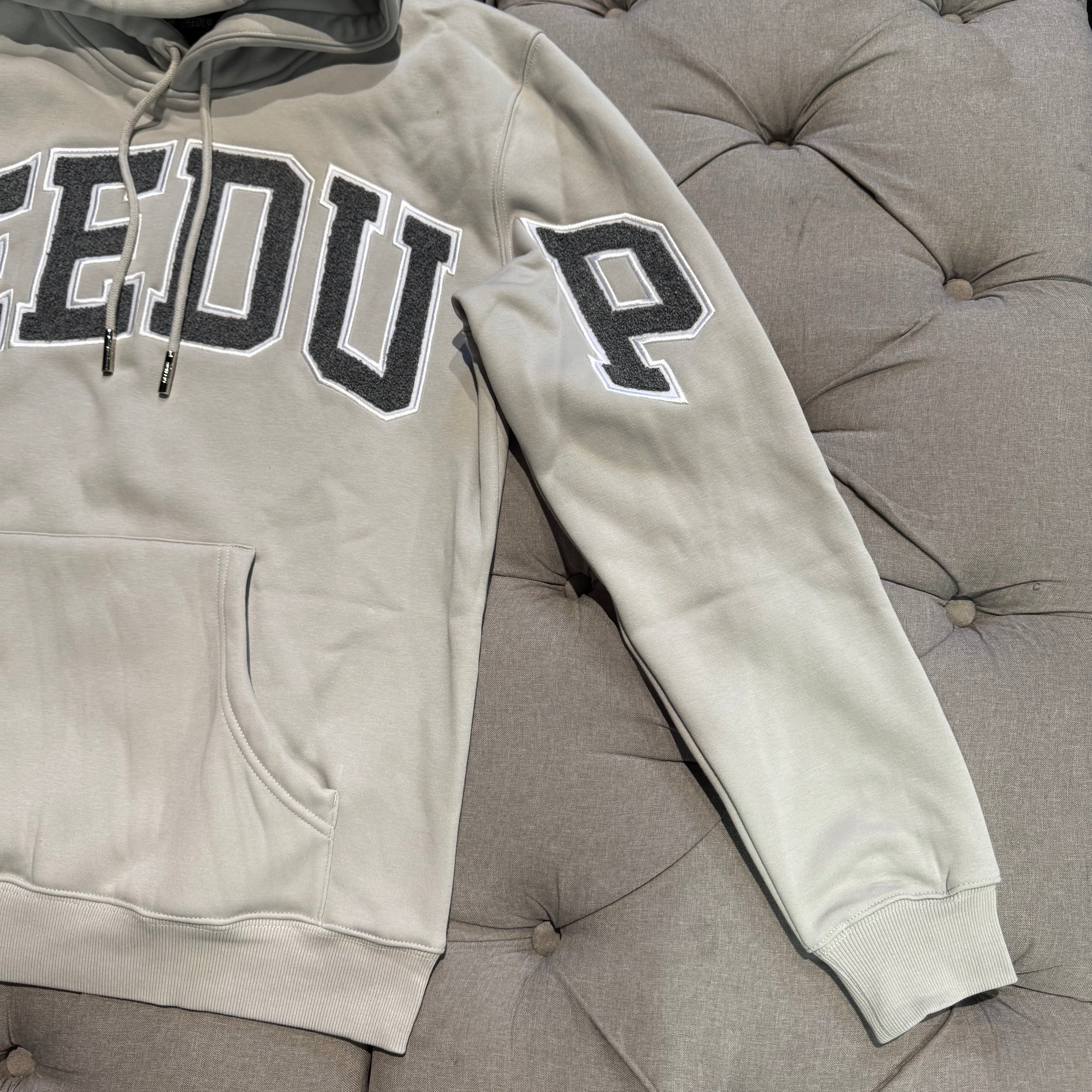 Geedup Team Logo Hoodie 'Grey Monochrome' (Brand New)