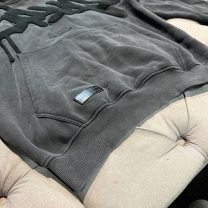 Geedup Handstyle Hoodie 'Washed Black' (Second hand)