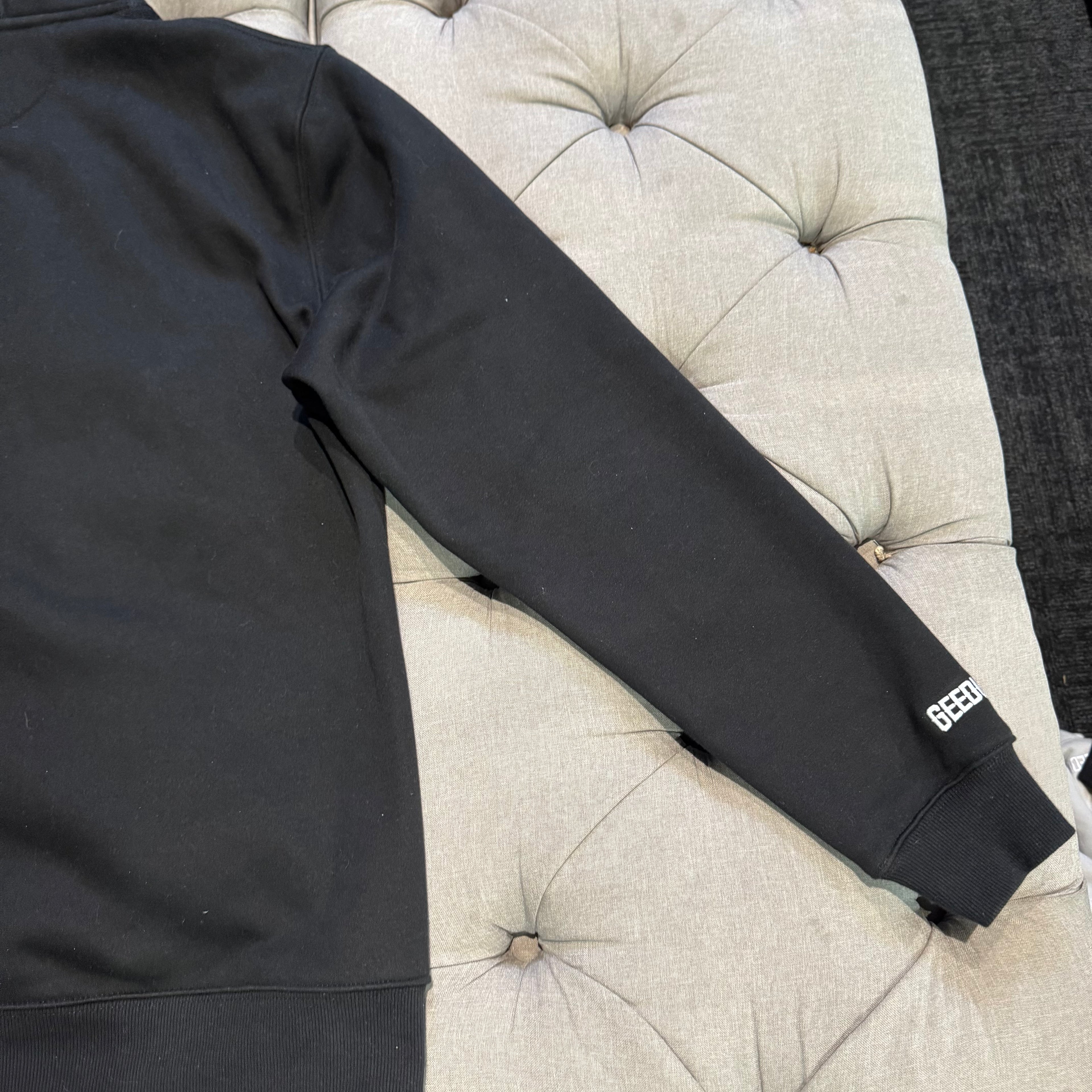 Geedup Handstyle Hoodie 'Black White' (Second hand)