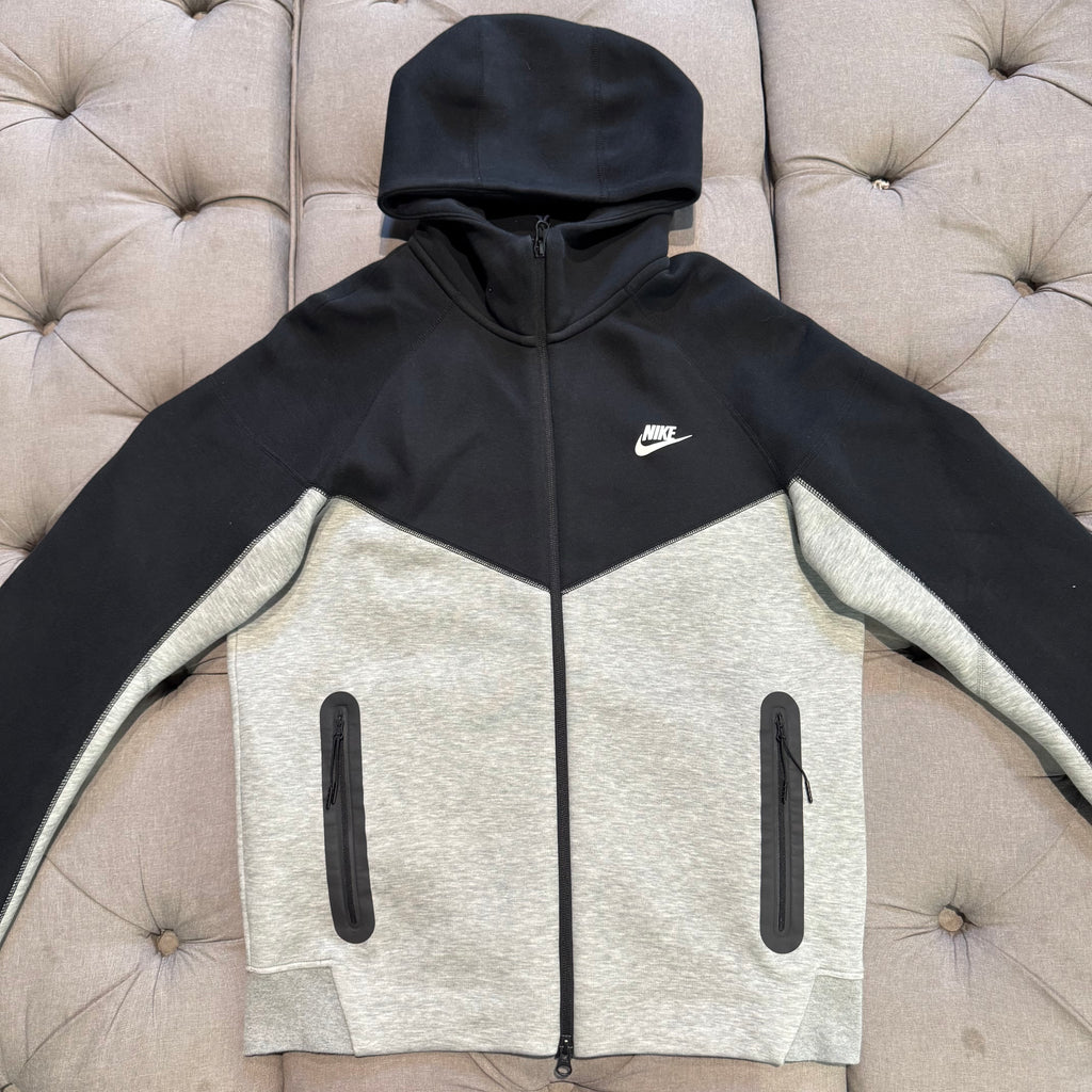 Nike Tech Fleece Jacket 'Black Grey' (Second hand)