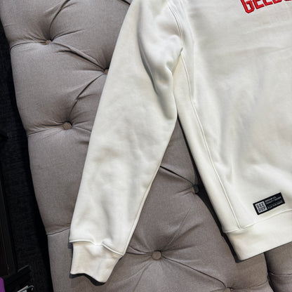 Geedup Always Neighbourhood Crewneck 'White Red' (Second hand)