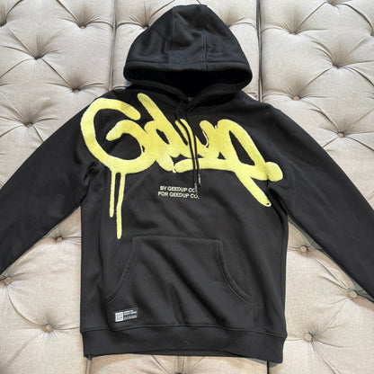 Geedup Handstyle Hoodie 'Black Sorbet' (Second hand)