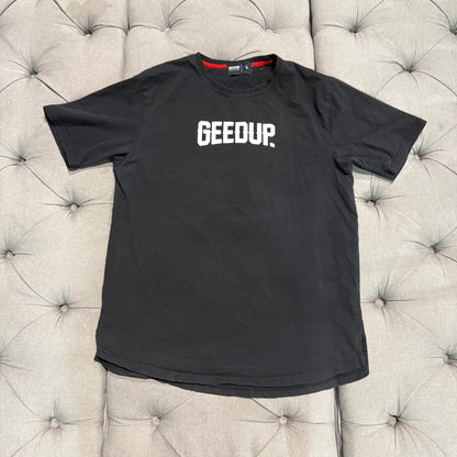 Geedup Always Neighbourhood T-shirt 'Black White' (Second hand)