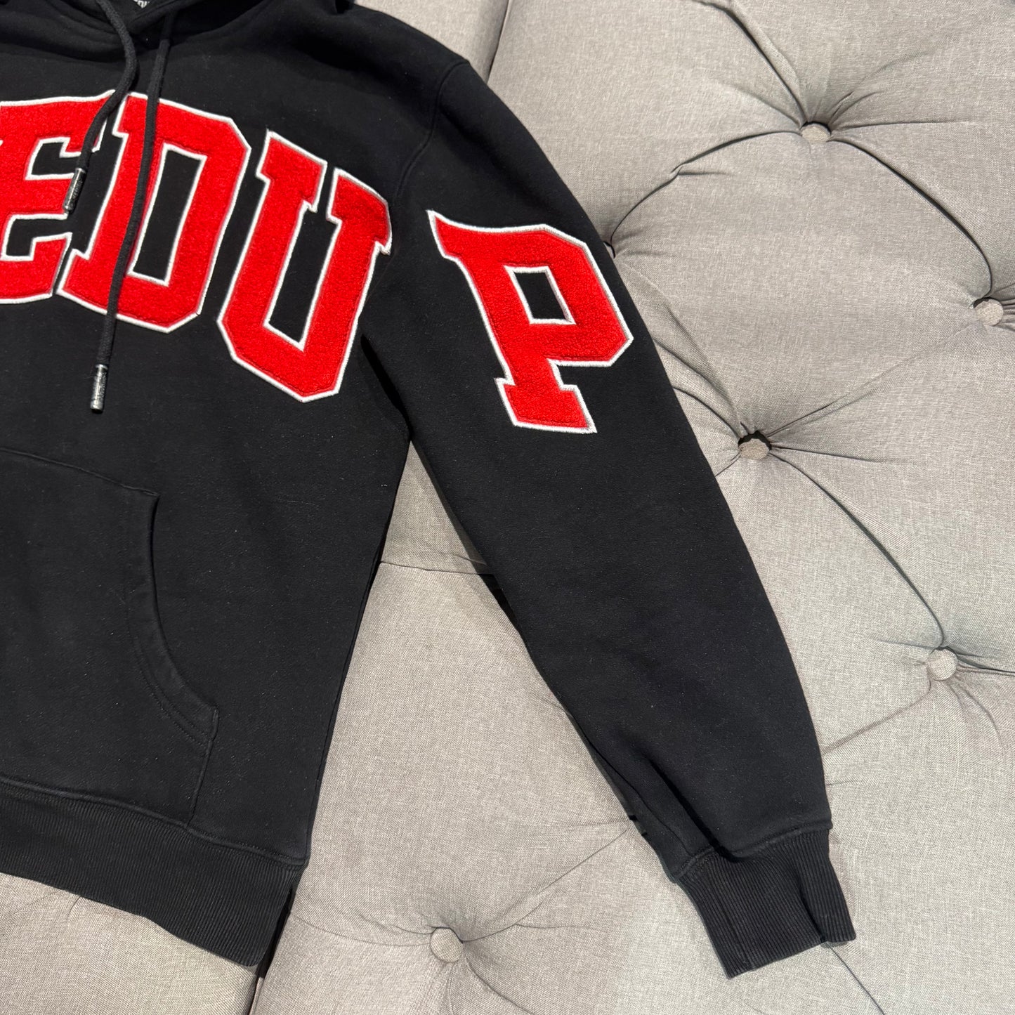 Geedup Team Logo Hoodie 'Black Red' (Second hand)