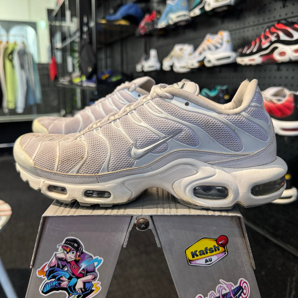 Nike Air Max Plus TN 'Triple White Casper' (Second hand)