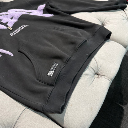 Geedup Handstyle Hoodie 'Purple Black' (Second hand)