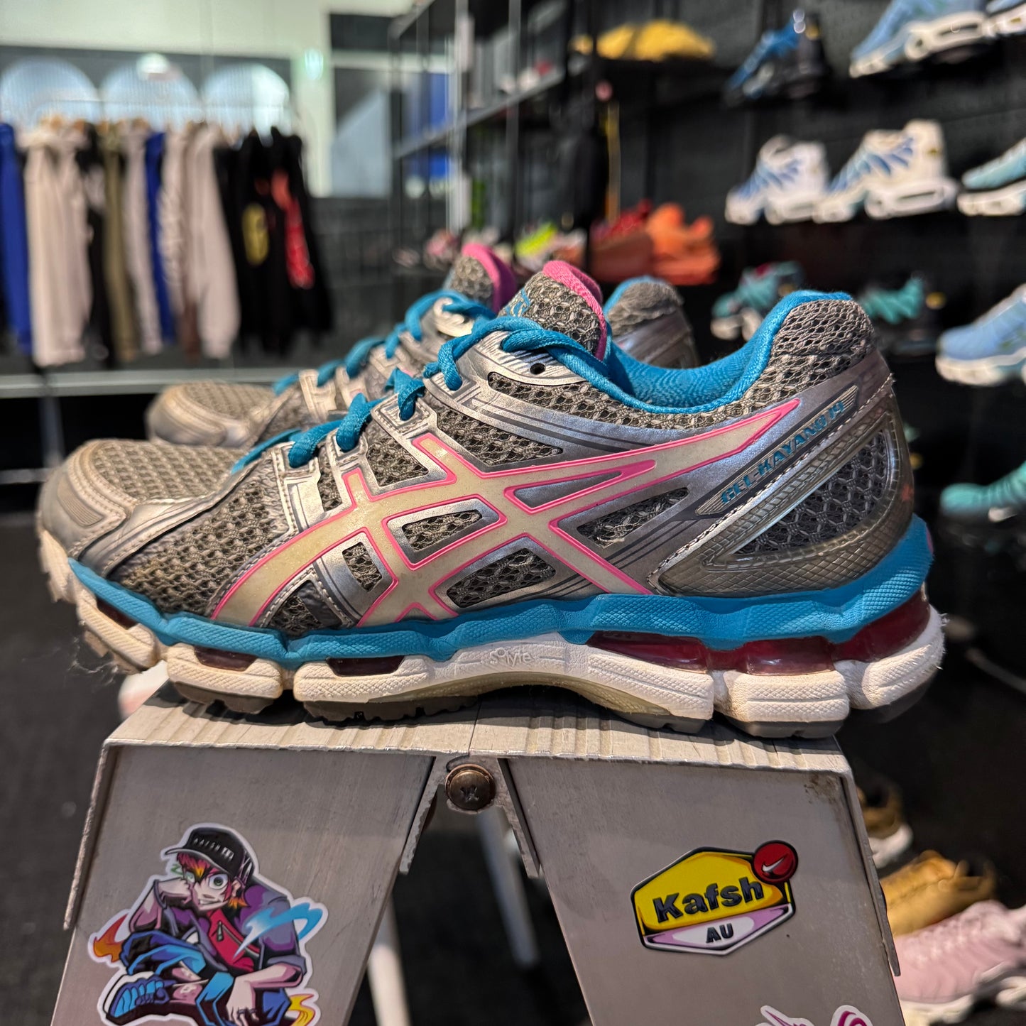Asics Gel Kayano 19 'Silver Blue Pink' (Second hand)
