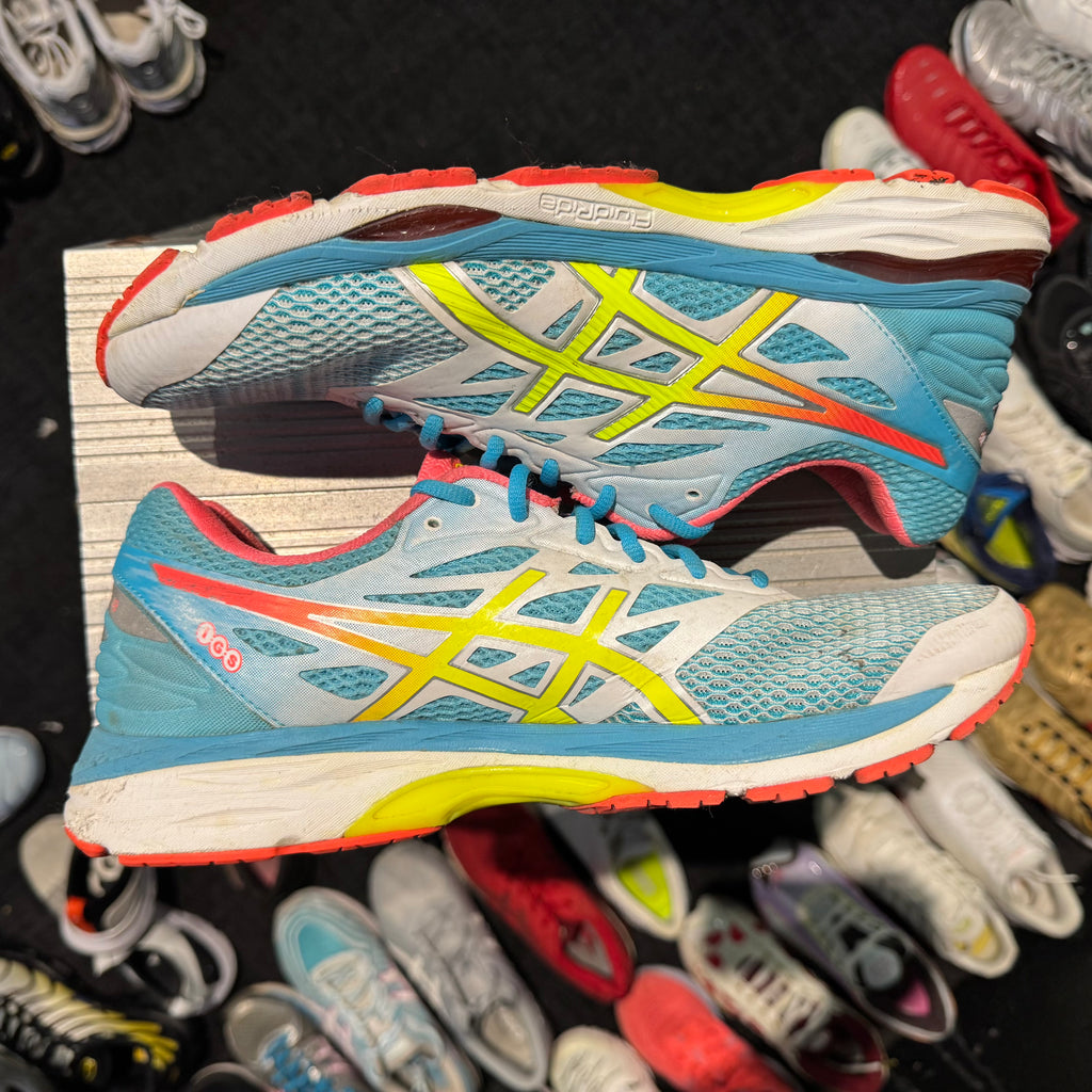 Asics Gel Quantum Cumulus 18 'Sky Blue Neon Peach' (Second hand)