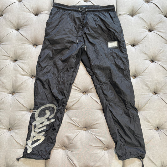 Geedup Nylon Handstyle Track Pants 'Black (Second hand)