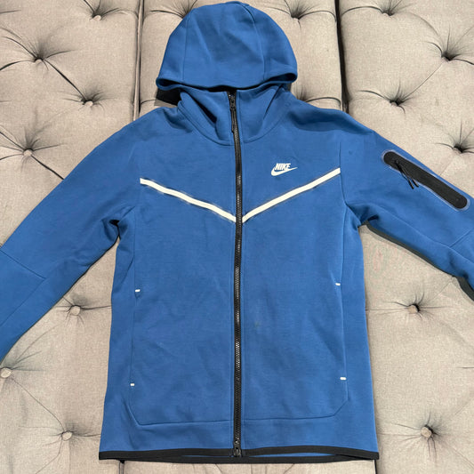 Nike Tech Fleece Jacket 'Blue White' (Second hand)