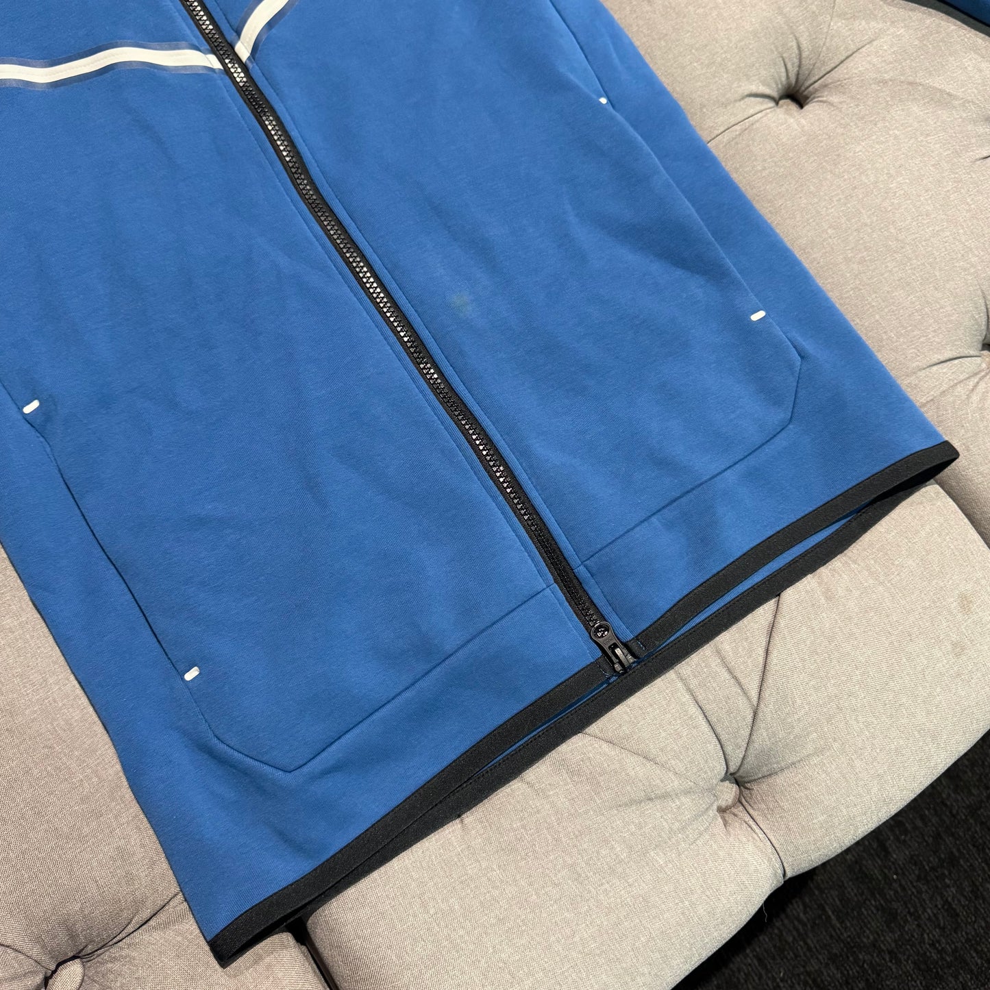 Nike Tech Fleece Jacket 'Blue White' (Second hand)