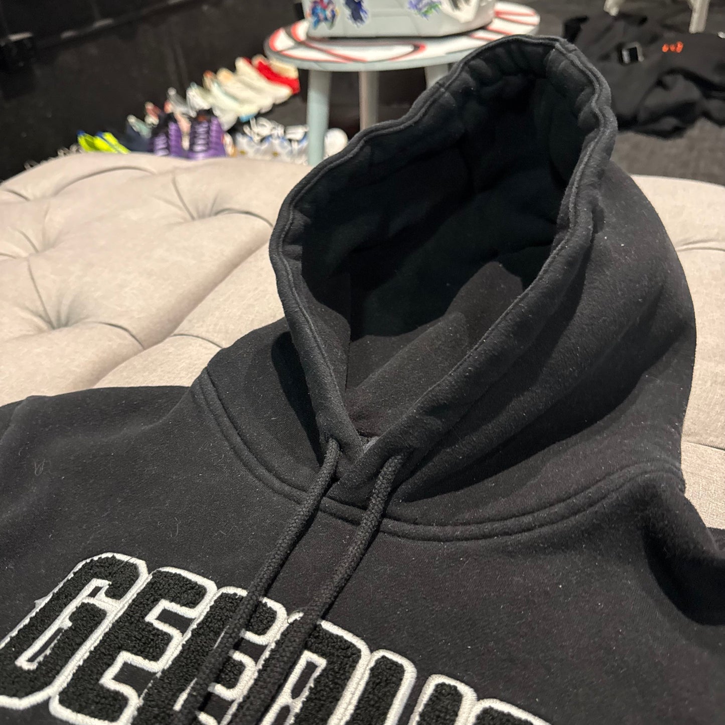 Geedup Play For Keeps Hoodie 'Black Black White' (Second hand)