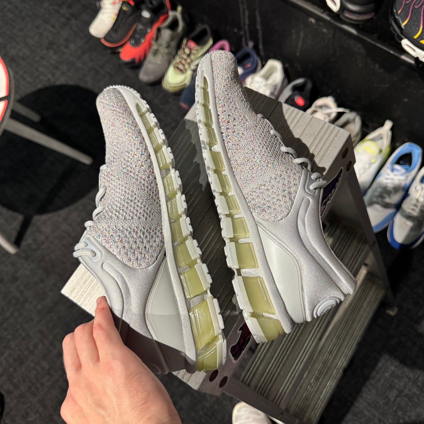 Asics Gel-Quantum 360 Knit 2 'Mid Grey Glitter' (Brand New)