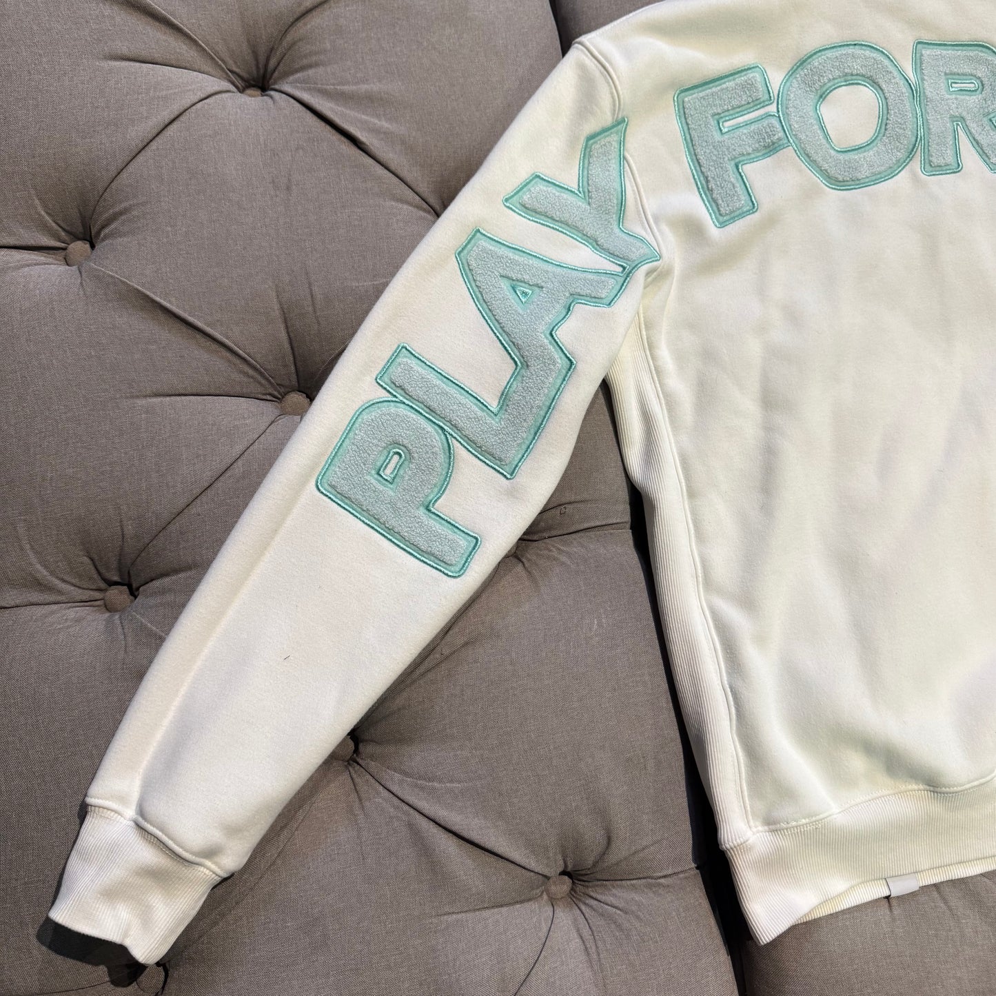 Geedup Play For Keeps Hoodie 'Bone Teal' (Second hand)