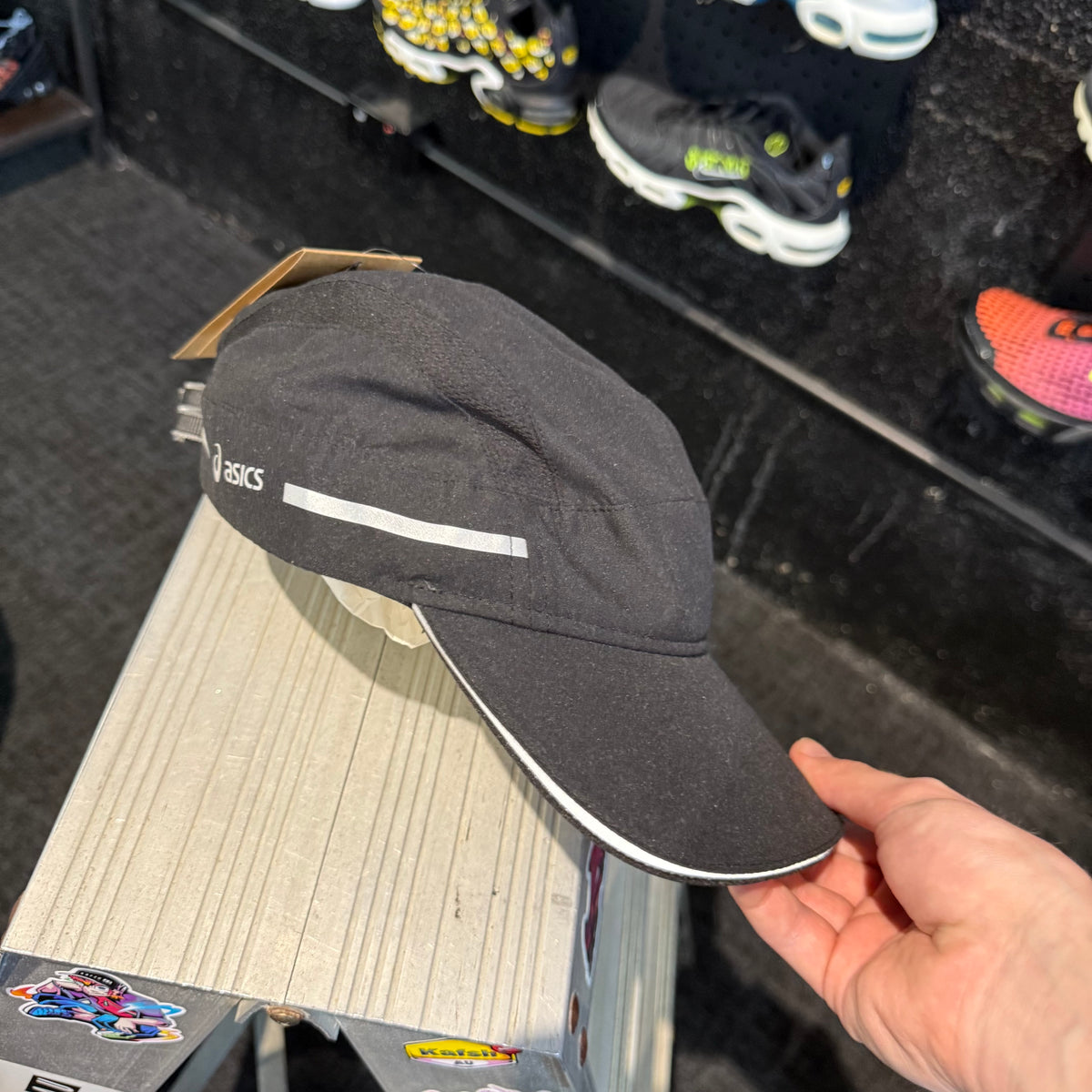 Asics Reflective Brim Cap 'Black' (Brand New)