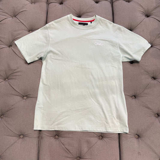 Geedup Mini Handstyle Embroided T-shirt 'Mint' (Second hand)