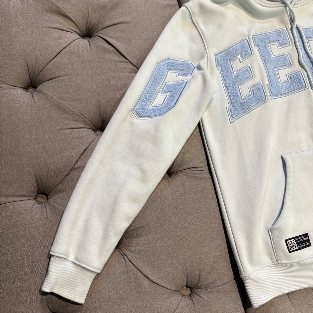 Geedup Team Logo Hoodie 'Pale Blue' (Second hand)