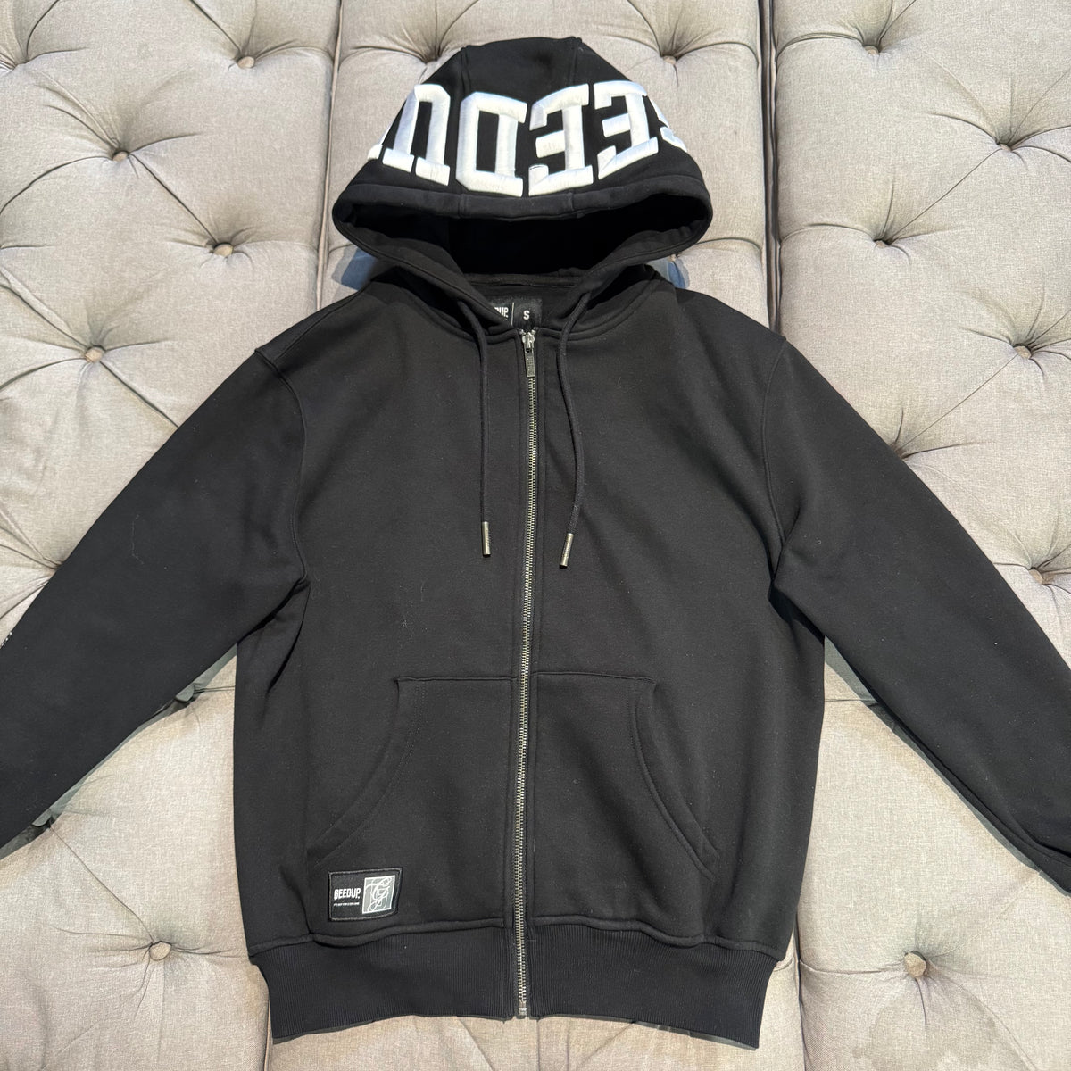 Geedup Team Logo Hooded Jacket 'Black' (Second hand)