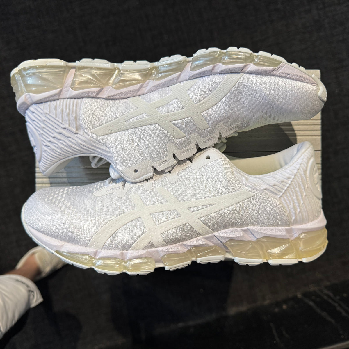 Asics Gel-Quantum 360 5 Jacquard 'Triple White' (Brand New)