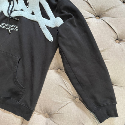 Geedup Handstyle Hoodie 'Black Baby Blue' (Second hand)