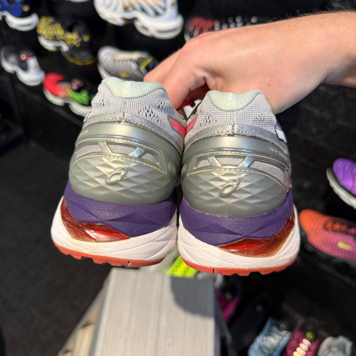 Asics Gel-Kayano 23 'Silver Pink Glow' (Second hand)