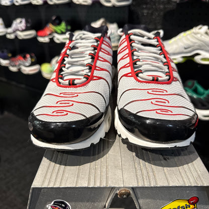 Nike Air Max Plus TN 'Pure Platinum University Red' (Brand New)