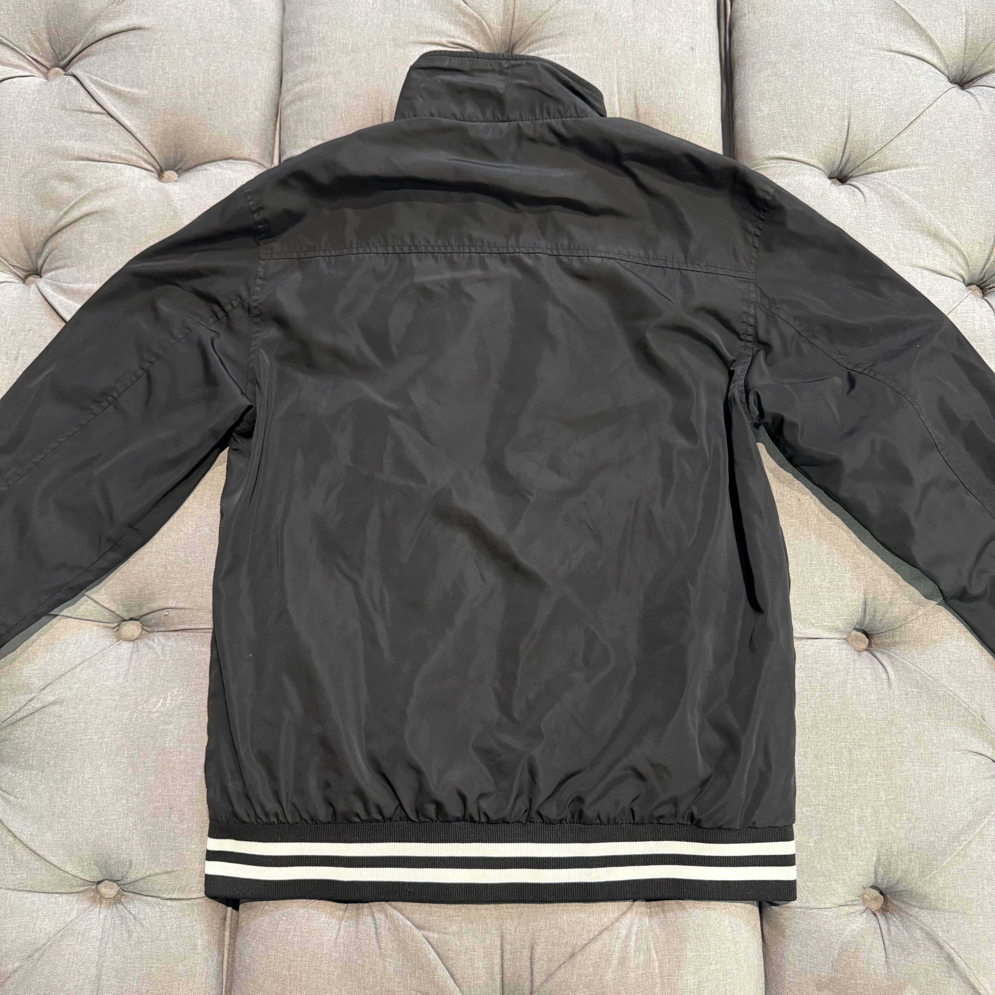 Lacoste Zipup Windbreaker Jacket 'Black' (Second hand)