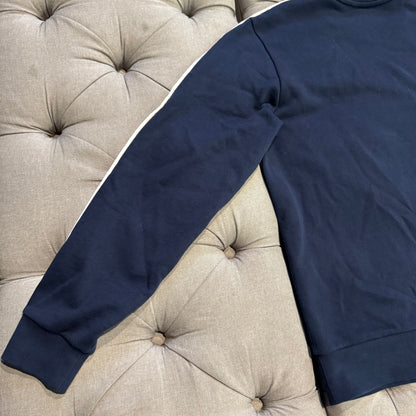 Lacoste Tape Crewneck Sweatshirt 'Navy Blue' (Second hand)