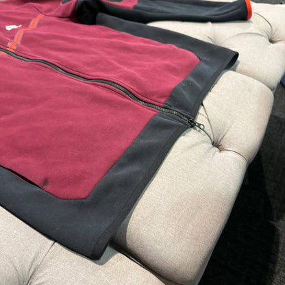 Nike Tech Fleece Jacket 'Burgandy Black' (Second hand)