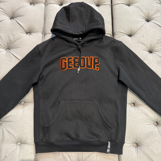 Geedup Play For Keeps Hoodie 'Black Black Orange' (Second hand)