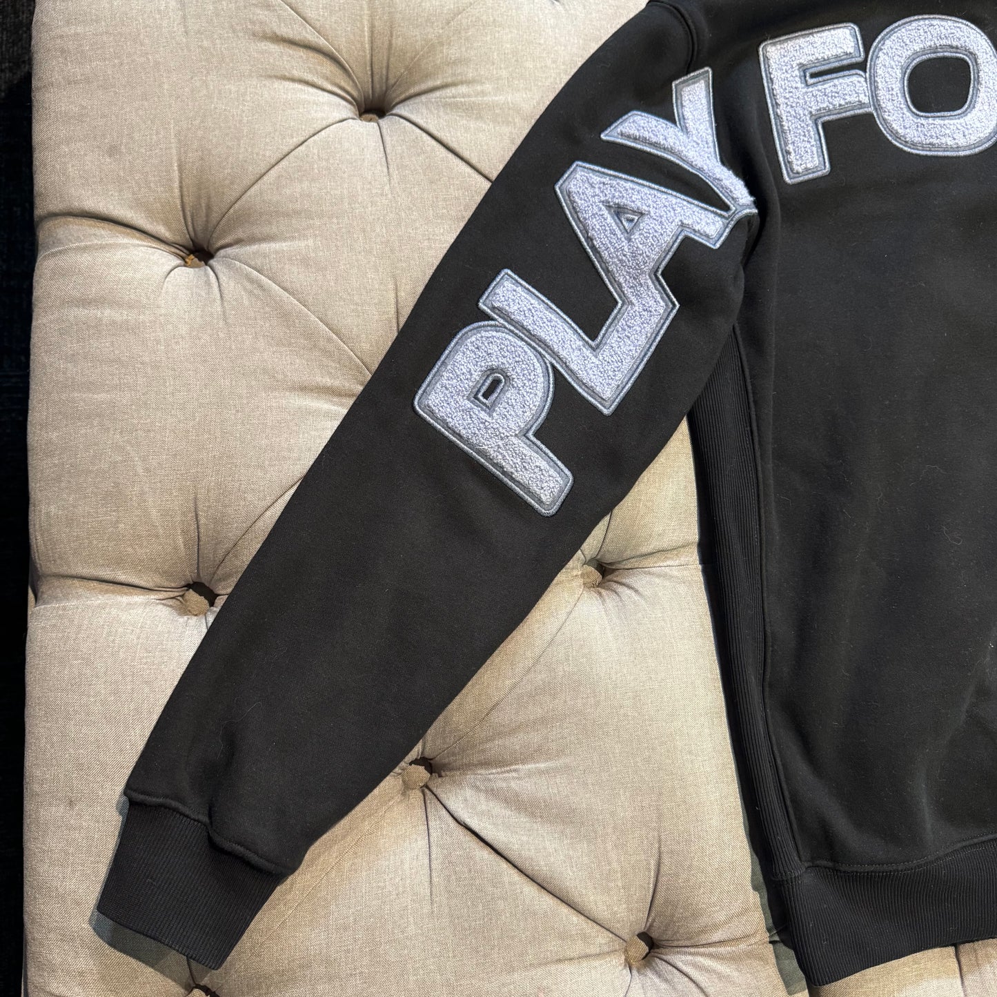 Geedup Play For Keeps Hoodie 'Black Lavender' (Second hand)