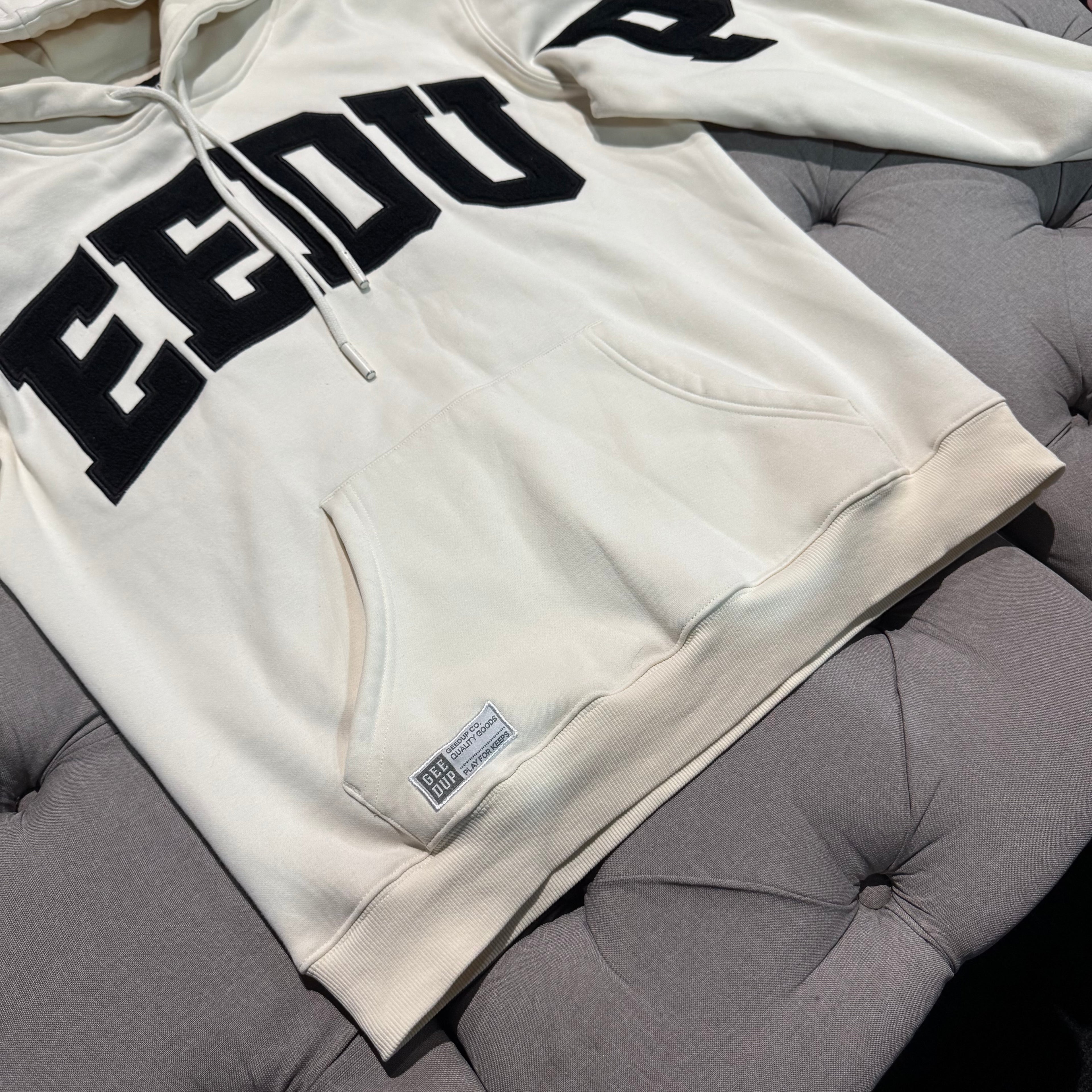 Geedup Team Logo Hoodie 'Buttercream Black' (Second hand)