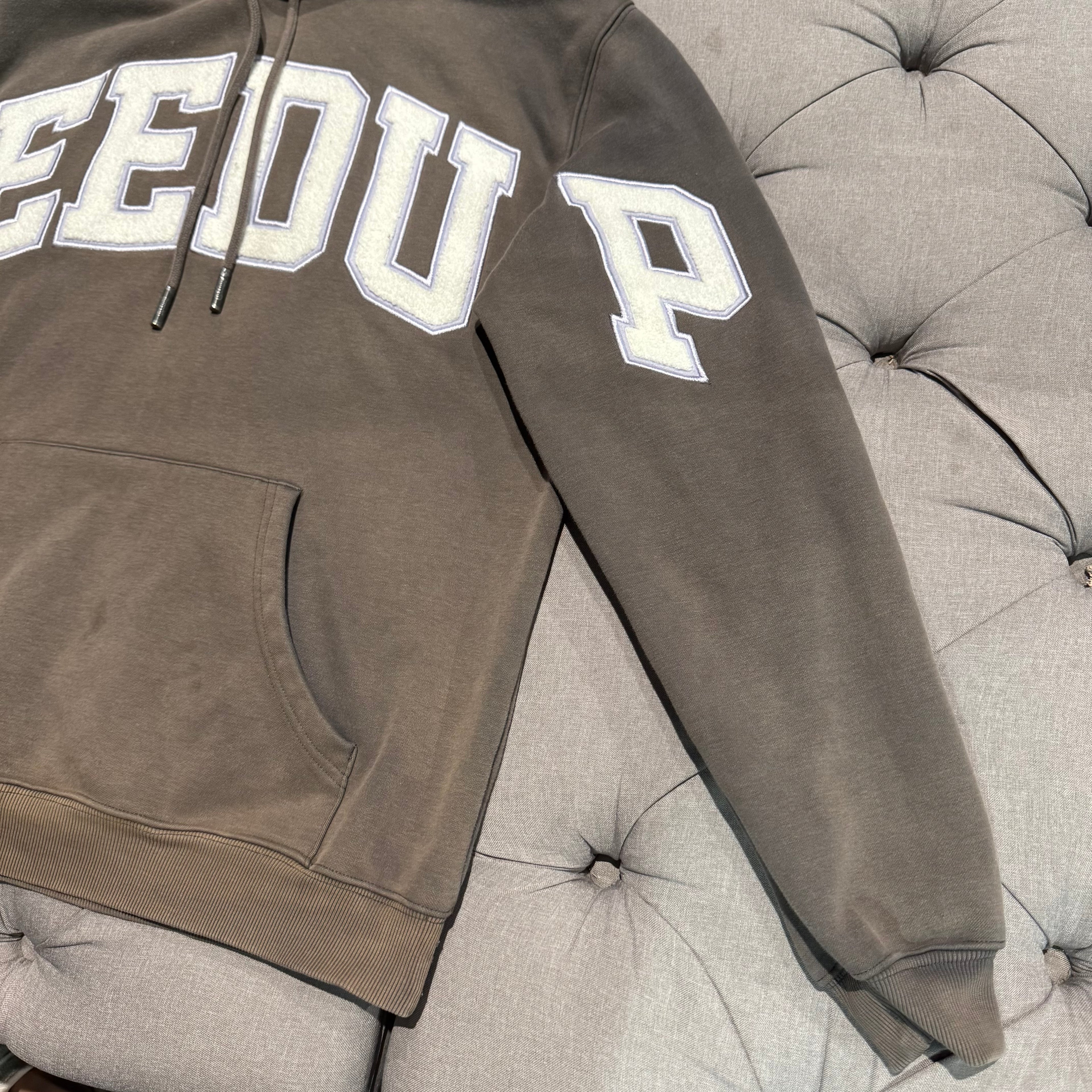 Geedup Team Logo Hoodie 'Asphalt Grey' (Second hand)