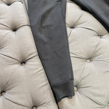 Nike Tech Fleece Track Pants 'Dark Grey/Neon Green' (Second hand)