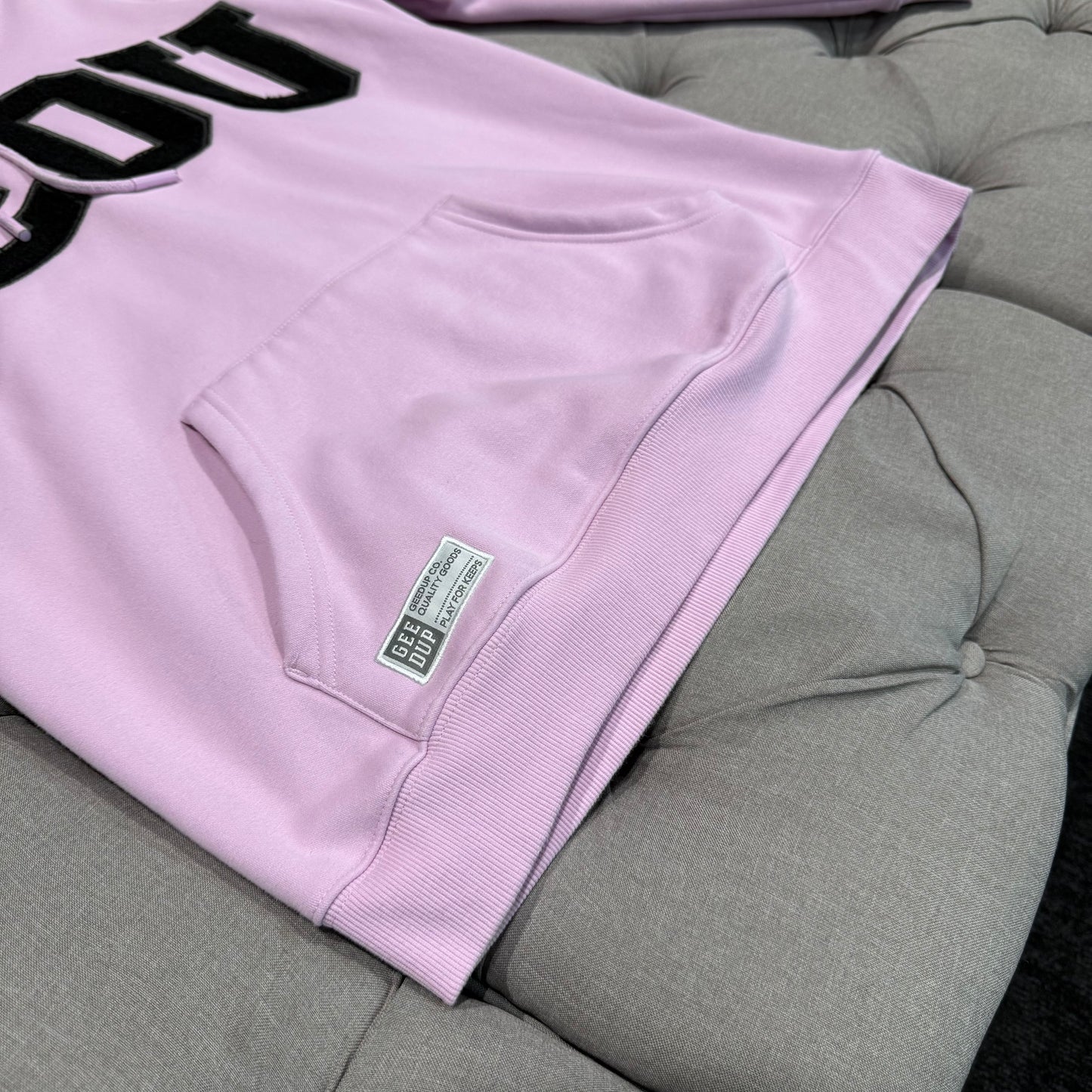 Geedup Team Logo Hoodie 'Lavender Pink' (Second hand)